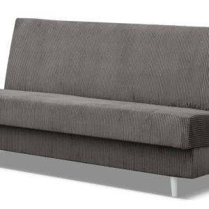 Popielata rozkładana wersalka sztruksowa – Sarreon 382245 Popielata rozkładana wersalka sztruksowa – Sarreon 382245