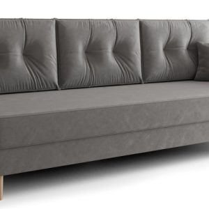 Popielata sofa z pojemnikiem na pościel – Matica 357418 Popielata sofa z pojemnikiem na pościel – Matica 357418