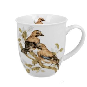 Porcelanowy kubek Animals Sójki 400 ml do Kawy Herbaty Napoi 648651 Porcelanowy kubek Animals Sójki 400 ml do Kawy Herbaty Napoi 648651
