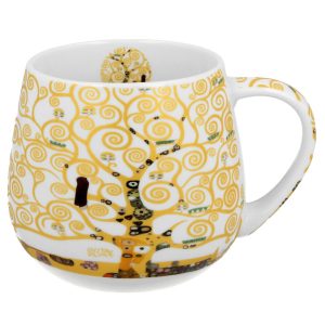 Porcelanowy Kubek baryłka Klimt Tree Of Life 430 ml do Kawy Herbaty Napoi 648668 Porcelanowy Kubek baryłka Klimt Tree Of Life 430 ml do Kawy Herbaty Napoi 648668