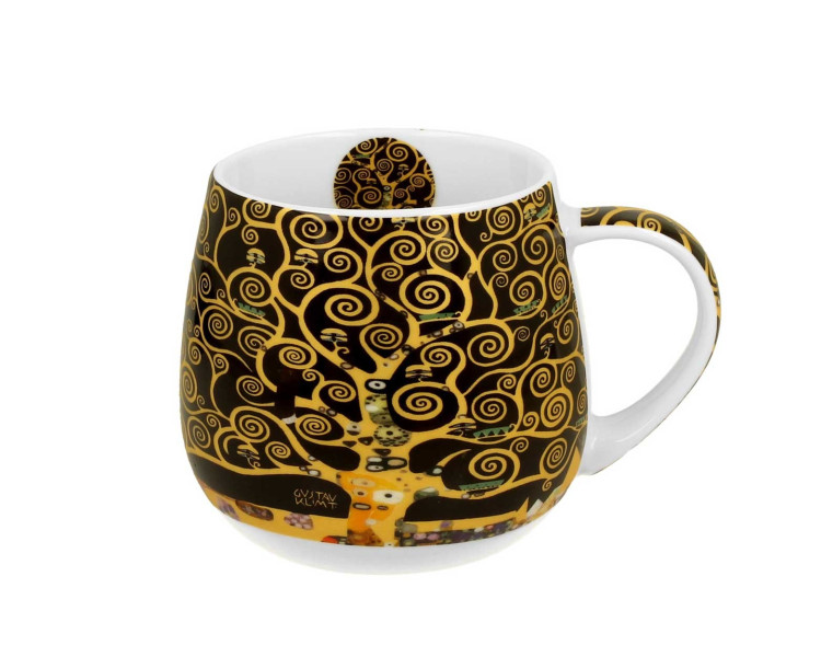 Porcelanowy Kubek Baryłka Klimt Tree Of Life 430 ml do Kawy Herbaty 648645