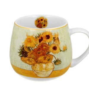 Porcelanowy Kubek baryłka Van Gogh Sunflowers 430 ml do Kawy Herbaty Napoi 648666 Porcelanowy Kubek baryłka Van Gogh Sunflowers 430 ml do Kawy Herbaty Napoi 648666