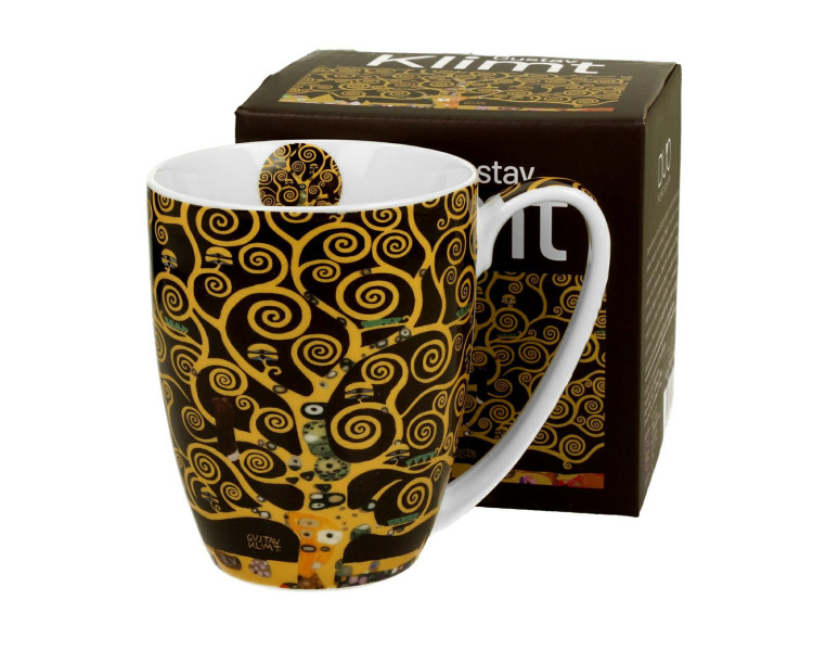 Porcelanowy Kubek Klimt Tree Of Life 350 ml do Kawy Herbaty Napoi 648449