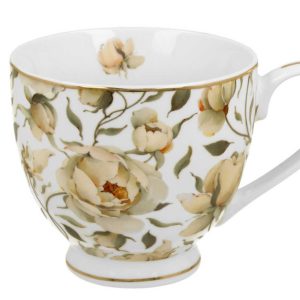 Porcelanowy Kubek na Stopce English 530 ml do Kawy Herbaty Napoi 648667 Porcelanowy Kubek na Stopce English 530 ml do Kawy Herbaty Napoi 648667