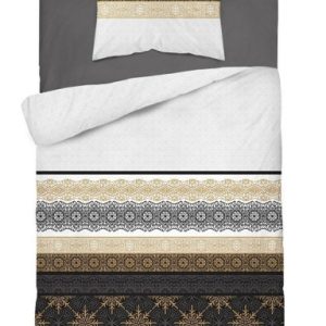 Pościel 140×200 glamour ornamenty grafitowa złota 3835 A Bawełna 88 961756 Pościel 140×200 glamour ornamenty grafitowa złota 3835 A Bawełna 88 961756