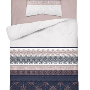 Pościel 140×200 glamour ornamenty granatowa pudrowa 3835 B Bawełna 88 961742 Pościel 140×200 glamour ornamenty granatowa pudrowa 3835 B Bawełna 88 961742