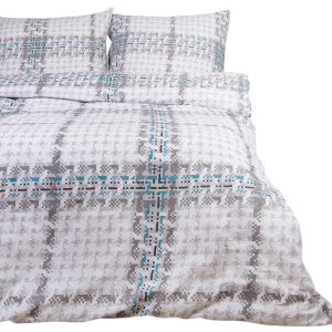 Pościel 160×200 szara krata pepitka 71470/1 Cottonlove 6 969759 Pościel 160×200 szara krata pepitka 71470/1 Cottonlove 6 969759