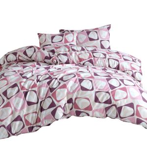 Pościel 200×220 Club różowa geometria Cottonlove Exclusive 5 969734