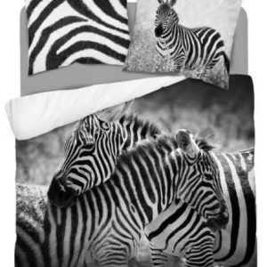 Pościel 220×200 3817 A Zebry czarna biała młodzieżowa Zebra Holland 1077993