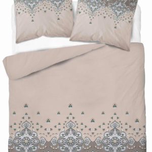 Pościel 220×200 Beżowa z ornamentem – paisley – 5338 A – Soft Meadow 961836