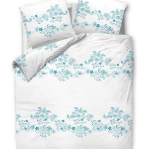 Pościel 220×200 biała turkusowa ornamenty 71464/1 Cottonlove 3 969747 Pościel 220×200 biała turkusowa ornamenty 71464/1 Cottonlove 3 969747