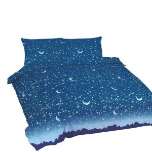 Pościel 220×200 Gwiazdy księżyce niebieska Universal Matex 762844 Pościel 220×200 Gwiazdy księżyce niebieska Universal Matex 762844