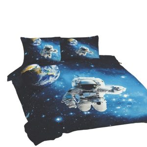 Pościel 220×200 Kosmos czarna niebieska Universal Matex 762866 Pościel 220×200 Kosmos czarna niebieska Universal Matex 762866