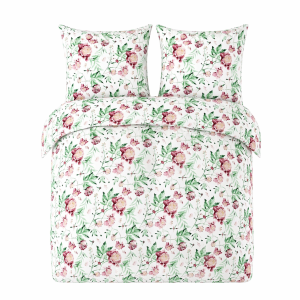 Pościel 220×200 Peony light biała bordowa zielona peonie kwiaty Bawełna 3 1025898 Pościel 220×200 Peony light biała bordowa zielona peonie kwiaty Bawełna 3 1025898