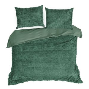 Pościel 220×200 Tiffany zielona o strukturze futra D91 432015 Pościel 220×200 Tiffany zielona o strukturze futra D91 432015