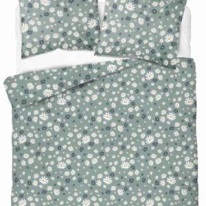 Pościel 220×200 Zielona motyw kwiatowy, 100% bawełna – Soft Meadow 764004 Pościel 220×200 Zielona motyw kwiatowy, 100% bawełna – Soft Meadow 764004