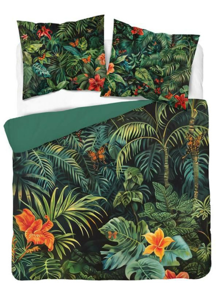 Pościel 3D z mikrofibry z kwiatami hibiskusa – 220x200 cm – Visuale 3D 763239