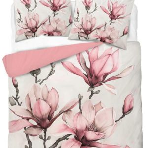 Pościel 3D z mikrofibry z kwiatami magnolii – 220×200 cm – Visuale 3D 763079 Pościel 3D z mikrofibry z kwiatami magnolii – 220×200 cm – Visuale 3D 763079