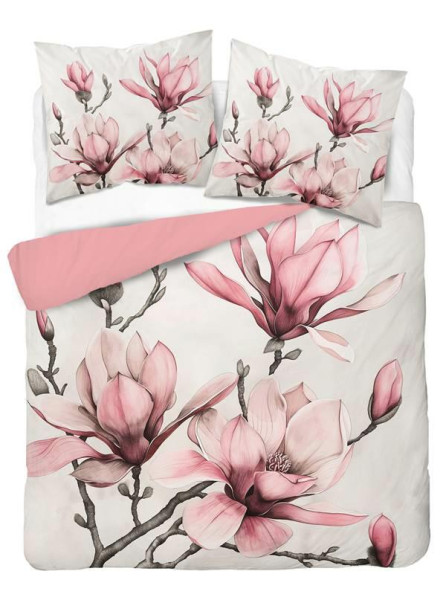 Pościel 3D z mikrofibry z kwiatami magnolii – 220x200 cm – Visuale 3D 763079