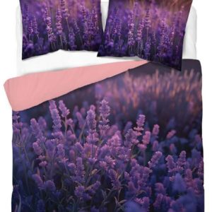 Pościel 3D z mikrofibry z motywem lawendy – 160×200 cm – Visuale 3D 763141 Pościel 3D z mikrofibry z motywem lawendy – 160×200 cm – Visuale 3D 763141