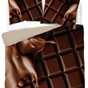 Pościel 3D z mikrofibry z tabliczką czekolady – 220×200 cm – Visuale 3D 763119 Pościel 3D z mikrofibry z tabliczką czekolady – 220×200 cm – Visuale 3D 763119