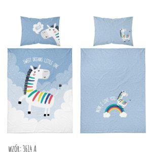 Pościel 90×120 Jednorożec niebieska chmury tęcza dziecięca Kids 764189 Pościel 90×120 Jednorożec niebieska chmury tęcza dziecięca Kids 764189