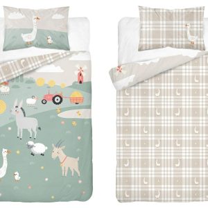 Pościel bambusowa dziecięca 100×135 beżowa kratka – 4792 B – Baby Bamboo 943037 Pościel bambusowa dziecięca 100×135 beżowa kratka – 4792 B – Baby Bamboo 943037