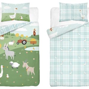Pościel bambusowa dziecięca 90×120 błękitna kratka – 4792 A – Baby Bamboo 959230 Pościel bambusowa dziecięca 90×120 błękitna kratka – 4792 A – Baby Bamboo 959230