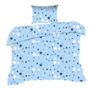 Pościel bawełniana 140×200 364K gwiazdki niebieska Kids 24 1066047 Pościel bawełniana 140×200 364K gwiazdki niebieska Kids 24 1066047