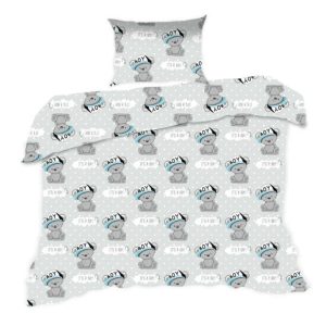 Pościel bawełniana 140×200 554K misie szara niebieska Kids 24 1068255 Pościel bawełniana 140×200 554K misie szara niebieska Kids 24 1068255