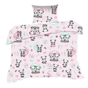 Pościel bawełniana 140×200 669K pandy różówa kolorowa Kids 24 1067318 Pościel bawełniana 140×200 669K pandy różówa kolorowa Kids 24 1067318