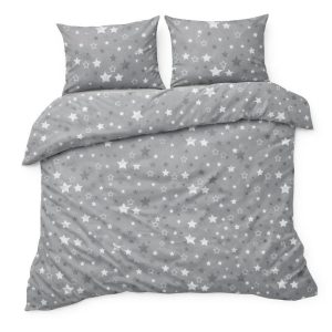 Pościel bawełniana 160×200 366K gwiazdki szara Kids 24 1078304 Pościel bawełniana 160×200 366K gwiazdki szara Kids 24 1078304