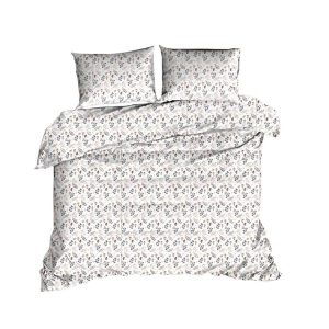 Pościel bawełniana 160×200 614N biała brązowa listki gałązki Classic E24 1068262 Pościel bawełniana 160×200 614N biała brązowa listki gałązki Classic E24 1068262