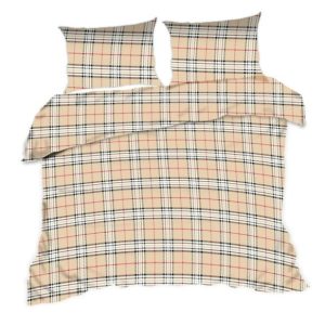 Pościel bawełniana 160×200 krata beżowa 1493N Classic 1067313 Pościel bawełniana 160×200 krata beżowa 1493N Classic 1067313