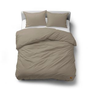 Pościel bawełniana 220×200 taupe – Pure Eco Line 1065748 Pościel bawełniana 220×200 taupe – Pure Eco Line 1065748