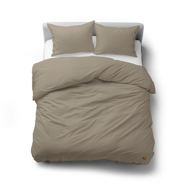 Pościel bawełniana 220x200 taupe - Pure Eco Line 1065748