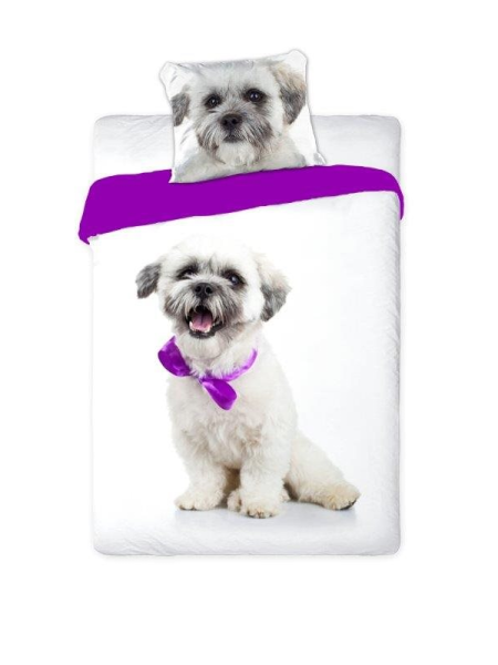 Pościel Best Friends Pies Shih-Tzu Maltańczyk 140x200 Faro 962598