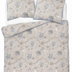 Pościel beżowa z ornamentowym motywem kwiatowym 220×200 cm – Eden 764062 Pościel beżowa z ornamentowym motywem kwiatowym 220×200 cm – Eden 764062