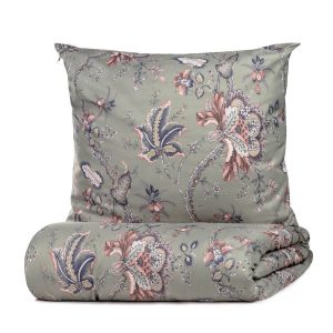 Pościel CLARAS z mikrofibry szara w liście 160×200 + 2*70×80 cm HOMLA 876965 Pościel CLARAS z mikrofibry szara w liście 160×200 + 2*70×80 cm HOMLA 876965