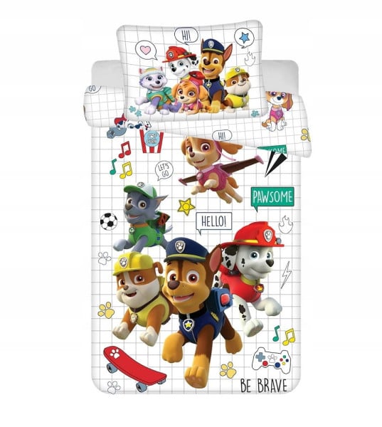 Pościel do łóżeczka Psi Patrol 100x135 BrandMac 255769