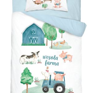 Pościel do łóżeczka Wesoła Farma 90×120 Detexpol 262763 Pościel do łóżeczka Wesoła Farma 90×120 Detexpol 262763