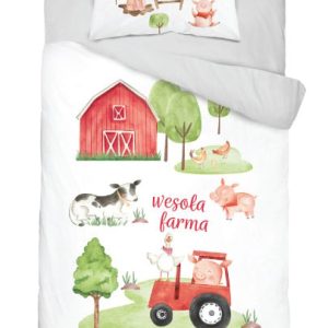 Pościel do łóżeczka Wesoła Farma 90×120 Detexpol 262758 Pościel do łóżeczka Wesoła Farma 90×120 Detexpol 262758