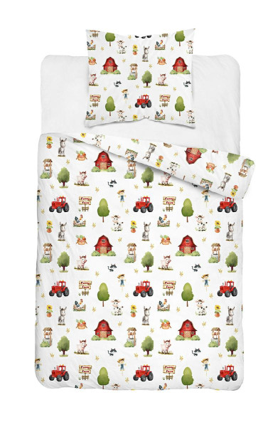 Pościel dziecięca 160x200 – 5728A – biała farma – KidsDreams 961712