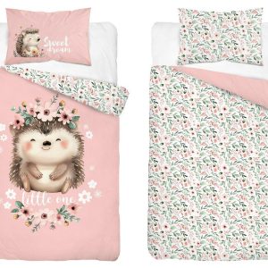 Pościel dziecięca 90×120 z jeżykiem pudrowy róż – Sweet Dreams 959238 Pościel dziecięca 90×120 z jeżykiem pudrowy róż – Sweet Dreams 959238
