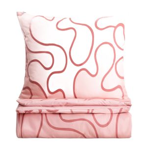 Pościel EC FLEUR z mikrofibry różowa 220×200 + 2*70×80 cm HOMLA 927457 Pościel EC FLEUR z mikrofibry różowa 220×200 + 2*70×80 cm HOMLA 927457