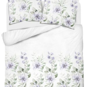Pościel flanelowa 220×200 biała kwiaty polne wrzosowe Flanela 764122 Pościel flanelowa 220×200 biała kwiaty polne wrzosowe Flanela 764122