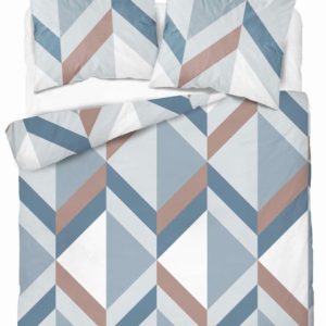 Pościel flanelowa 220×200 Pastel Flowers – błękitno-szara jodełka 961849 Pościel flanelowa 220×200 Pastel Flowers – błękitno-szara jodełka 961849
