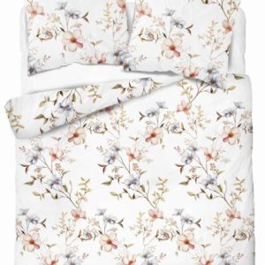 Pościel flanelowa 220×200 Pastel Flowers – morelowo-niebieskie kwiaty 961753 Pościel flanelowa 220×200 Pastel Flowers – morelowo-niebieskie kwiaty 961753