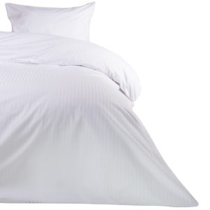 Pościel hotelowa 140×200+1x70x80 Tivoli biała na zakładkę paski 1cm 962171 Pościel hotelowa 140×200+1x70x80 Tivoli biała na zakładkę paski 1cm 962171