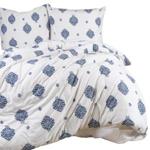 Pościel jersey 160×200 Ornamenty biała granatowa JERSEYLOVE 763260 Pościel jersey 160×200 Ornamenty biała granatowa JERSEYLOVE 763260